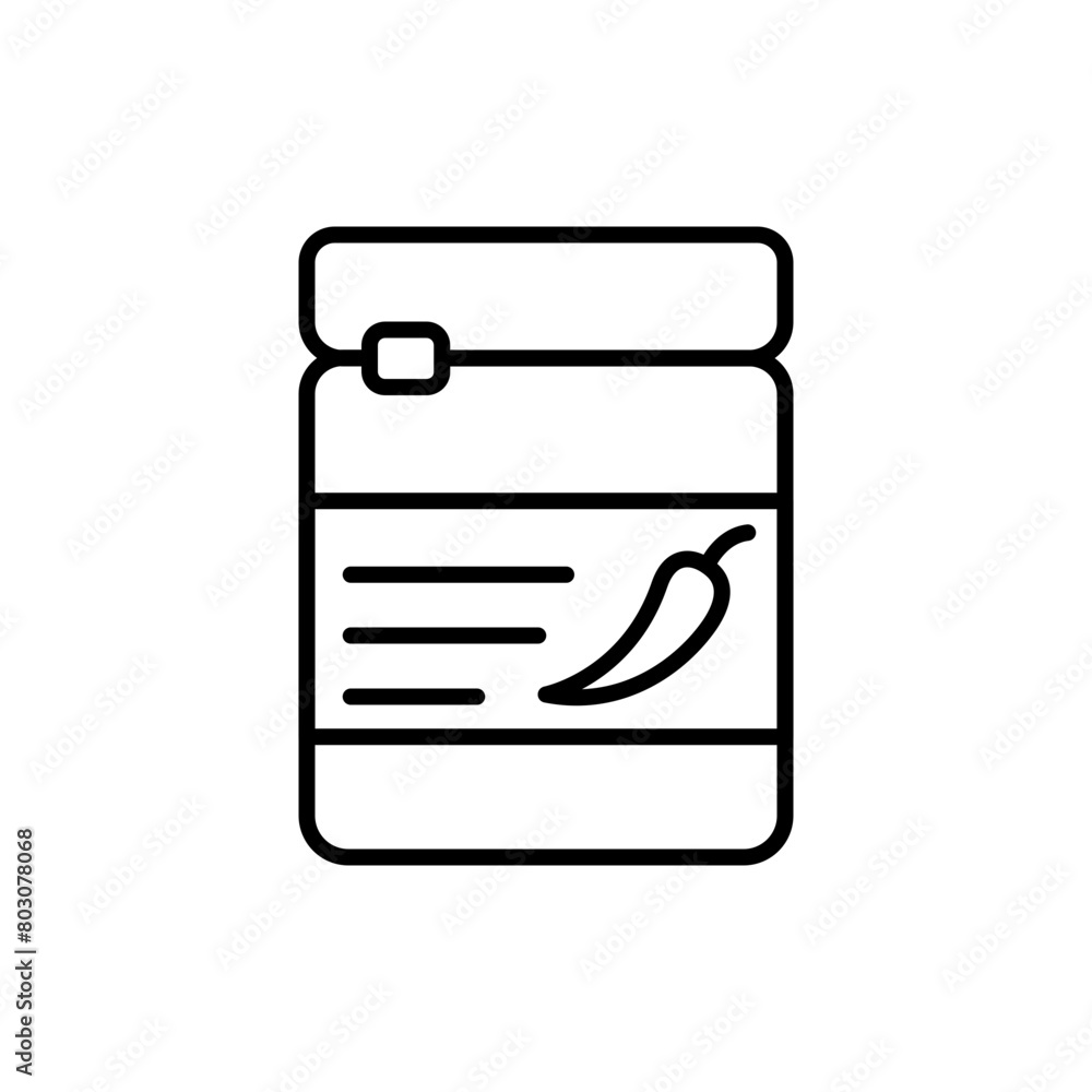 Spicy sauce outline icons, minimalist vector illustration ,simple transparent graphic element .Isolated on white background Spicy sauce outline icons, minimalist vector illustration ,simple transparent graphic element .Isolated on white background