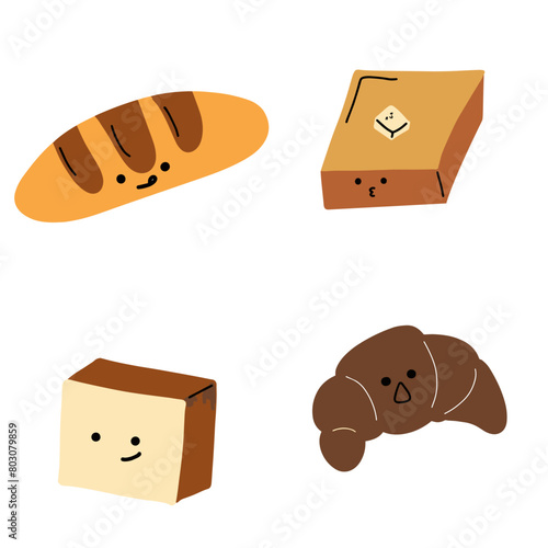 Bakery Clip Art: Bread Collection