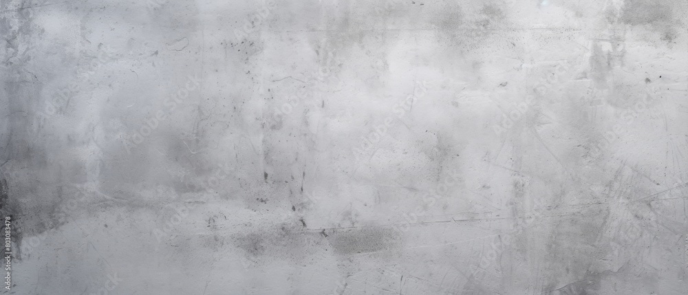 A close up of a grey concrete wall with a smooth surface and a few scratches. 3d rendering.  texture wallpaper.