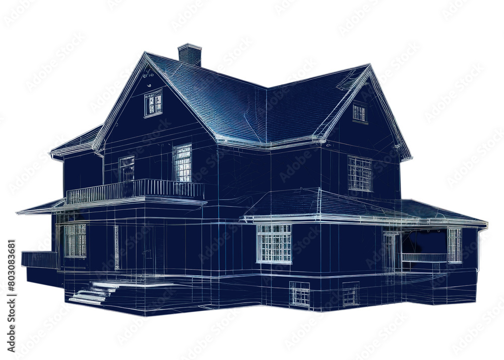 PNG House diagram blueprint house. Stock Illustration | Adobe Stock
