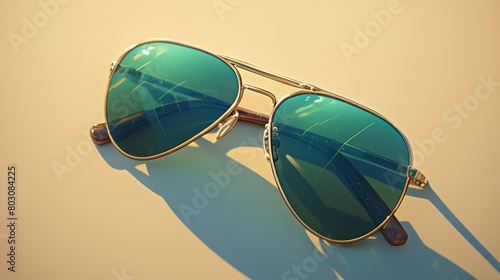   pair of designer sunglasses,    photo