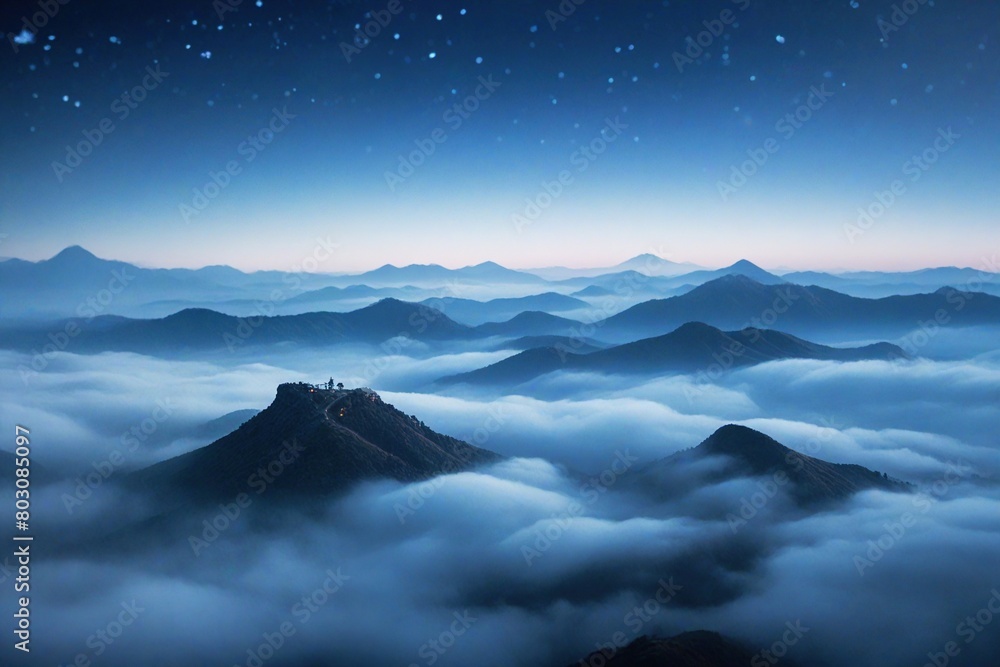 mountains in the fog mountains in the fog