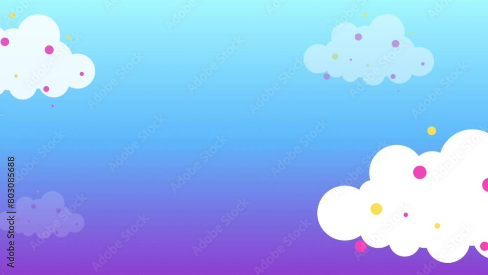 Animated sky and clouds background Animated sky and clouds background