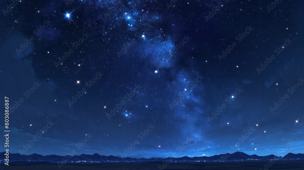 Fototapeta premium Southern Cross constellation, visible only in the Southern Hemisphere. 