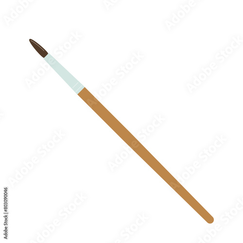 paintbrush; artistic expression; creation; art classes - vector illustration