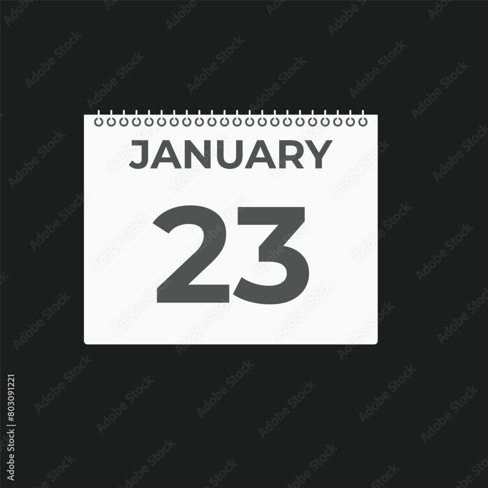 january 23 calendar reminder. 23 january daily calendar icon template. Calendar 23 january icon Design template. Vector illustration
january 23 calendar reminder. 23 january daily calendar icon template. Calendar 23 january icon Design template. Vector illustration