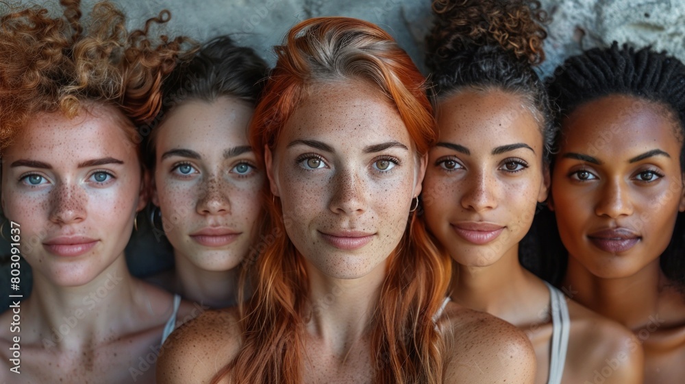 Obraz premium Pioneering Sisterhood. Generative AI