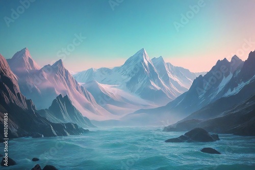 Wallpaper Mural iceberg in polar regions Torontodigital.ca