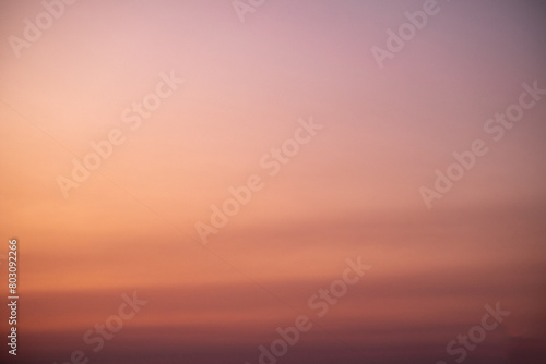 Beautiful , luxury soft gradient orange gold clouds and sunlight on the blue sky perfect for the background, take in everning,Twilight, Large size, high definition landscape photo