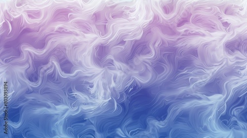 Ethereal Purple and Blue Abstract Swirl Background