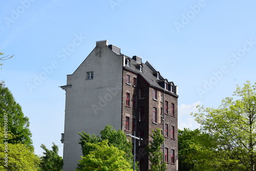 a remaining old house in Koblenz betwen the rivers photo