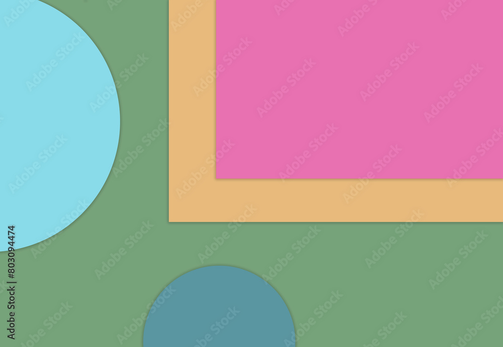 Obraz premium colorful seamless pattern with simple forms