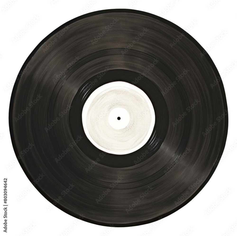 Obraz premium PNG Vinyl white background technology gramophone