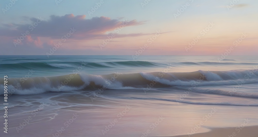 beach at sunset