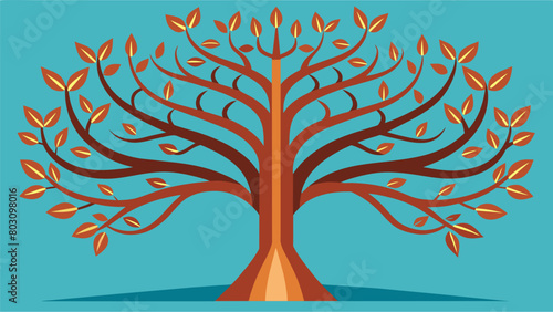 A tree with branches that stretch out in all directions representing the endless possibilities and opportunities that await me as I pursue my.