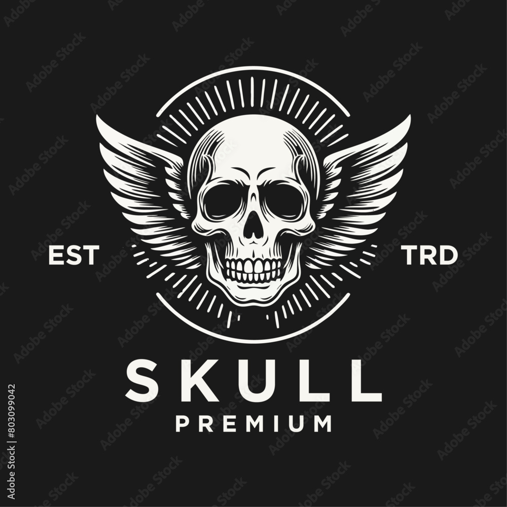 skull icon logo template illustration design skull icon logo template illustration design