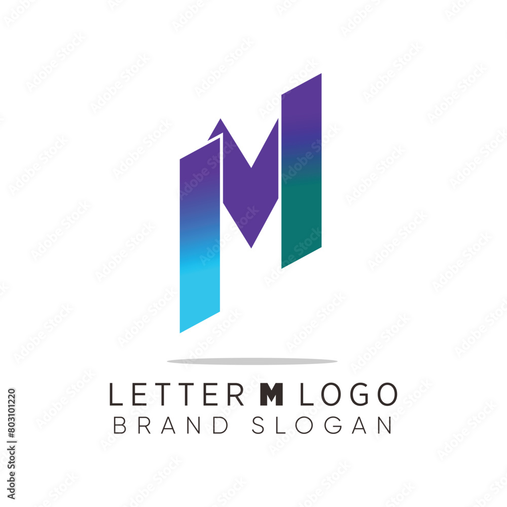 Letter M logo with simple elegant design, premium style Letter M logo with simple elegant design, premium style