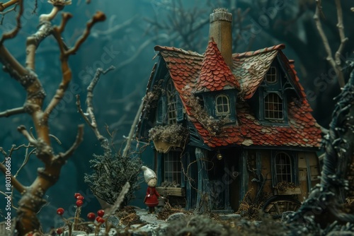 A classic fairytale scene being brought to life through the art of stop-motion animation