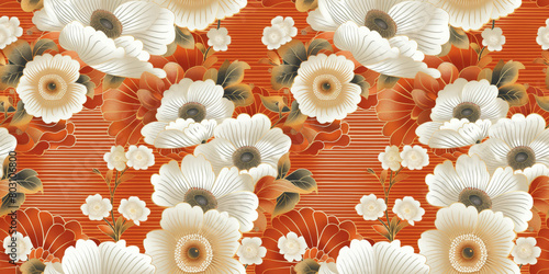 Whimsical Floral Tapestry: ...