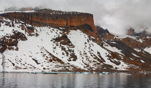 Brown Bluff - Tabarin Peninsula in Antarctica photo