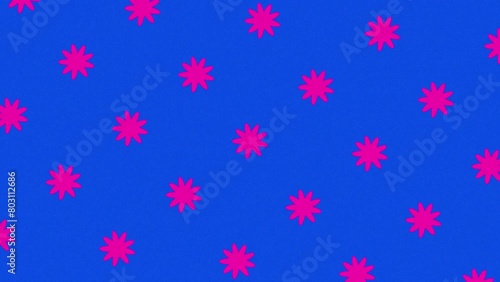 pattern with pink stars, vector glow abstract animated backgroound photo