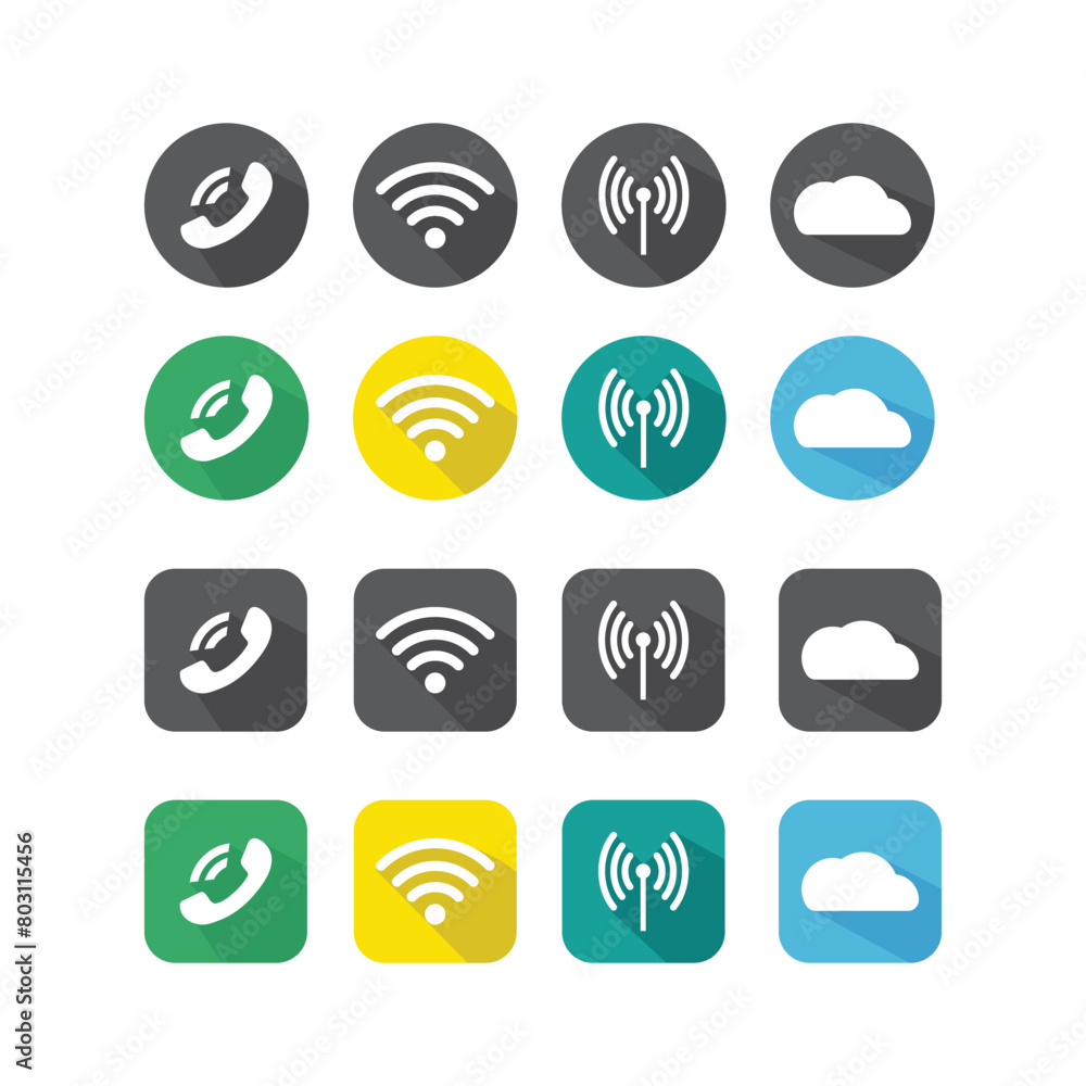 Business and marketing, programming, data management, internet connection, social network, computing, information. Thin line icons set. Flat vector illustration Business and marketing, programming, data management, internet connection, social network, computing, information. Thin line icons set. Flat vector illustration