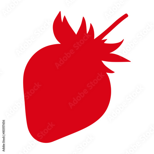 strawberry vector sign