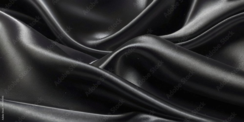 Fototapeta premium Cloth or fabric soft wavy texture background. White silk background. 