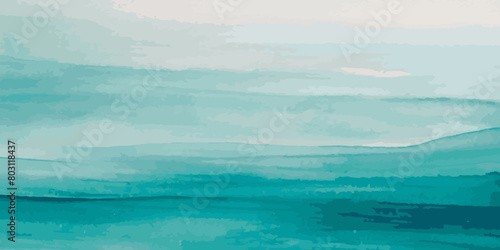 Abstract watercolor soft blue print sea water ocean background. Soft blue sea watercolor liquid fluid texture background.