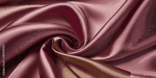 Colorful luxury silk fabric texture. Texture of silk or satin background.