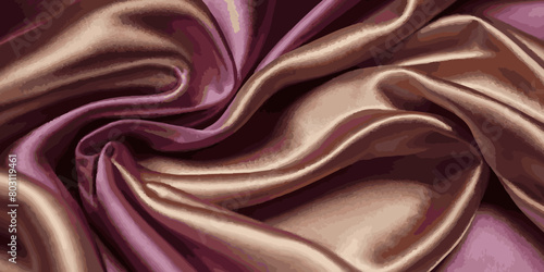 Cloth or fabric soft wavy texture background. multicolor silk background.