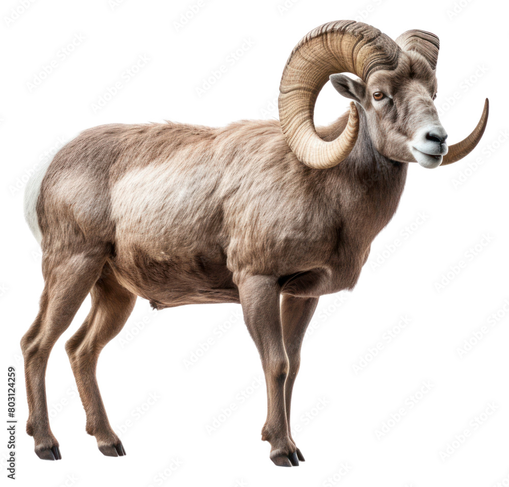 Obraz premium PNG Bighorn Sheep sheep livestock wildlife.