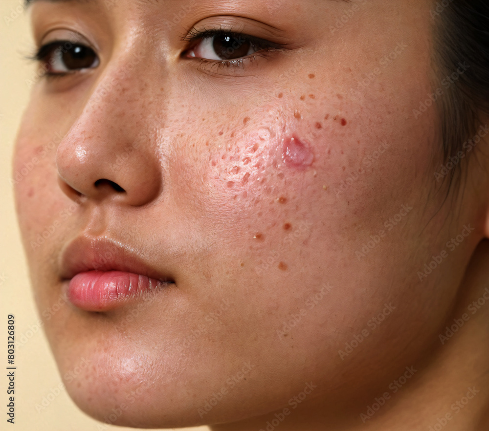 acne close up of a person female acne close up of a person female