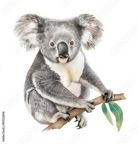 koala watercolor digital painting good quality