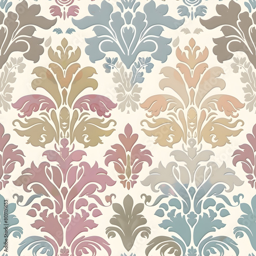 Seamless pattern, Floor tile pattern or wallpaper in graphic style.