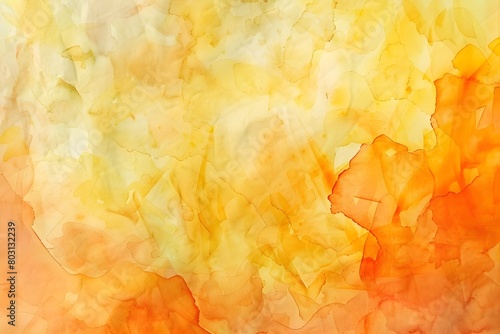 watercolor background, light yellow and orange paper texture, 
