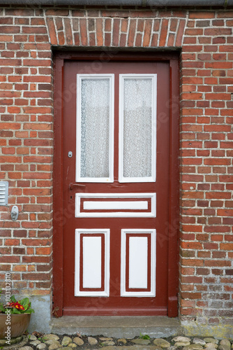 The beautiful old Danish door