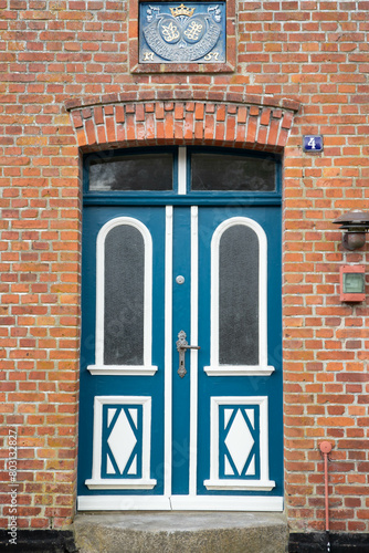 The beautiful old Danish door