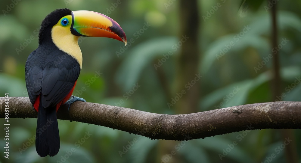 Fototapeta premium toucan on a branch