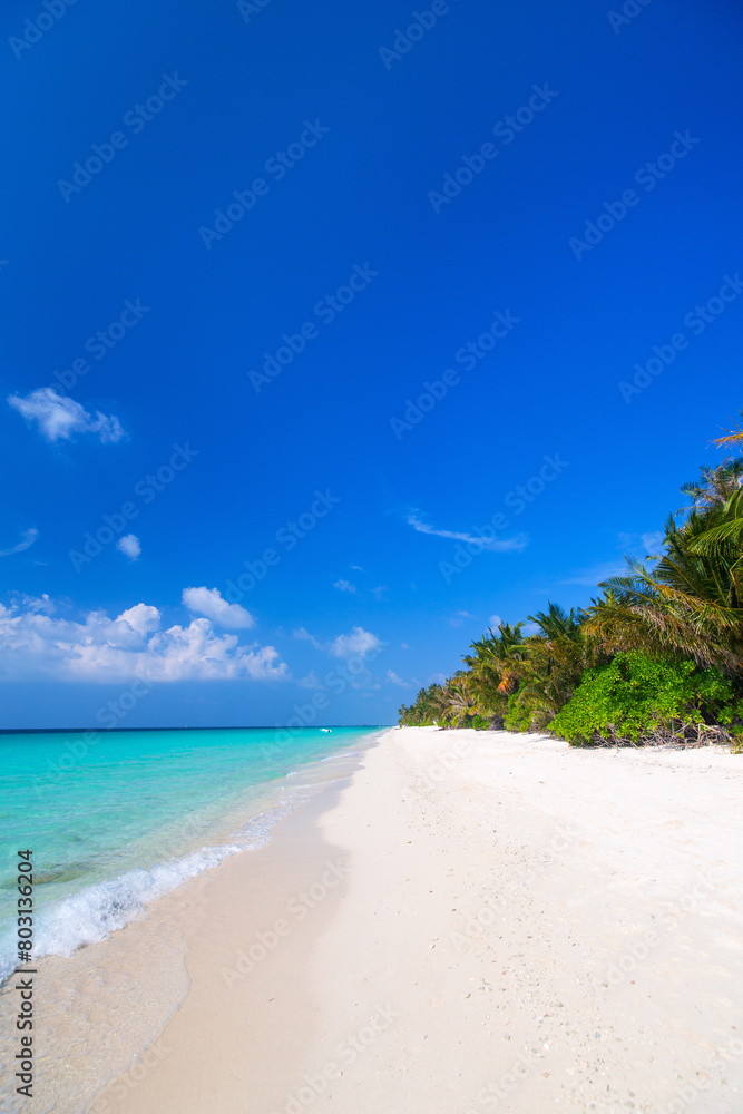 Beautiful tropical beach at Maldives Beautiful tropical beach at Maldives