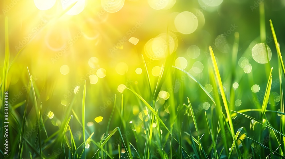 Obraz premium green nature background