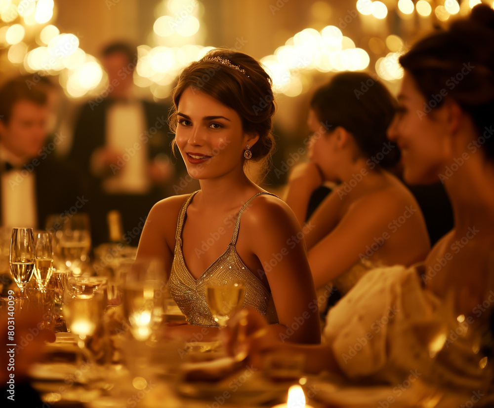A luxurious party Celebrate with champagne surrounded by high society, fun and romantic dinners. Show off your smile with a glass of champagne in hand. It's the symbol of a perfect night.
A luxurious party Celebrate with champagne surrounded by high society, fun and romantic dinners. Show off your smile with a glass of champagne in hand. It's the symbol of a perfect night.
