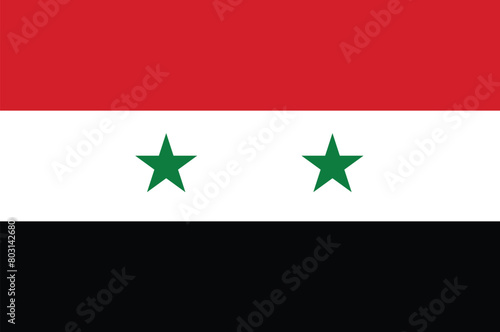 National Flag of Syria, Syria sign, Syria Flag