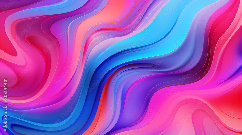 Fototapeta premium abstract alchemy liquid pattern bright neon colors geometric pattern graphics poster background