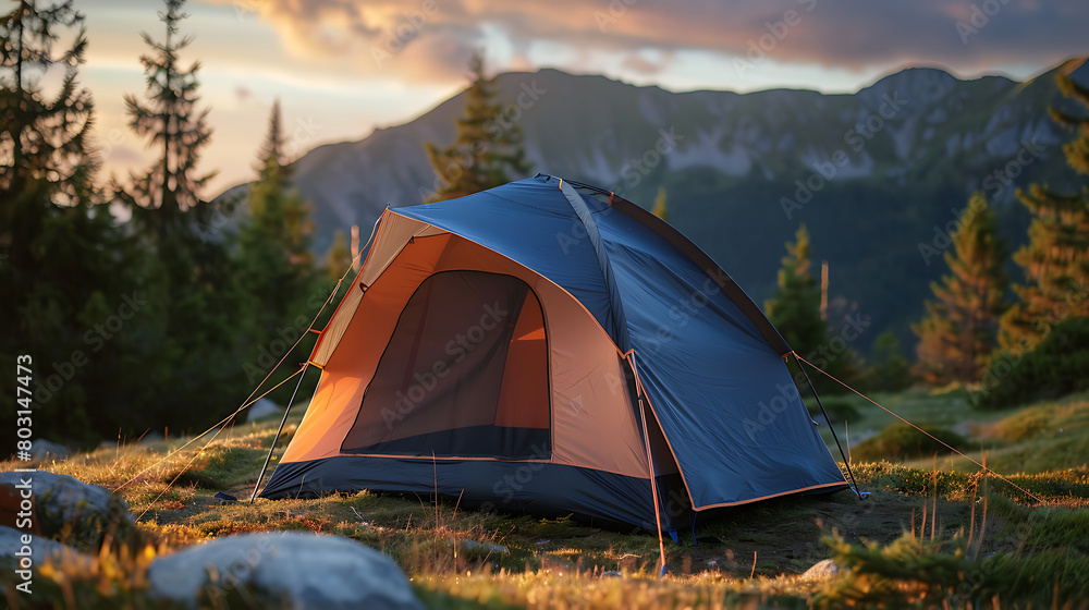 Camping wallpaper, a journey of peace to admire the beauty of nature