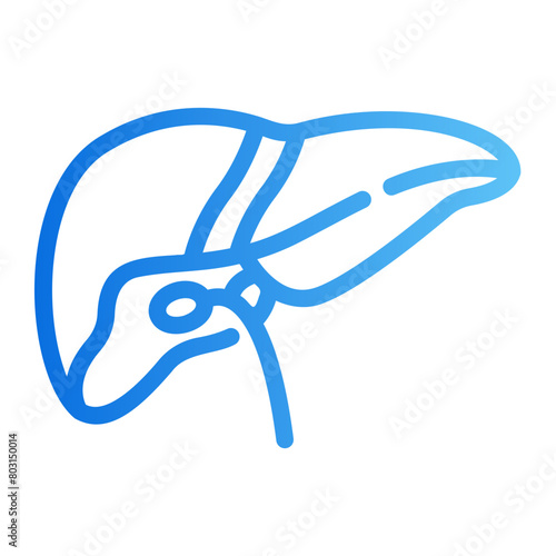 liver gradient icon