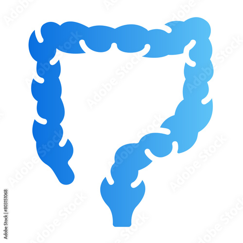 intestine gradient icon