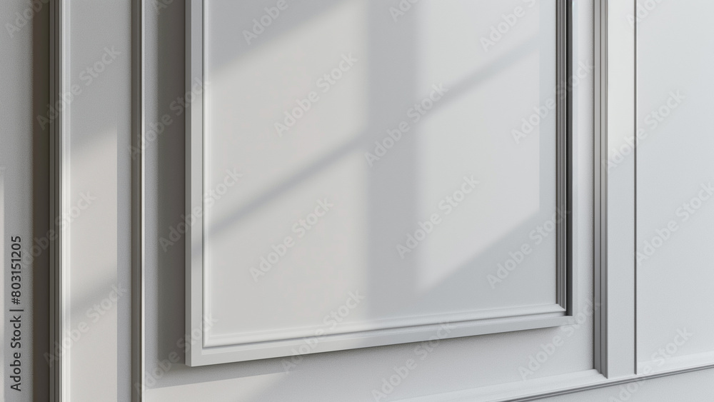Detailed View of 3D Poster Frame Mockup Detailed View of 3D Poster Frame Mockup