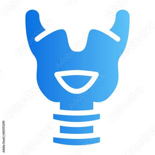 trachea gradient icon