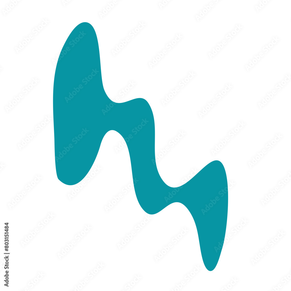 Abstract long blob Abstract long blob